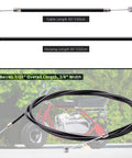 60 Inch Universal Throttle Cable Kit For Go Karts Go Carts Minibikes Mini Bikes ATVs And Cycles Ready To Install