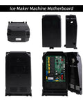 Industrial Ice Maker Control Board Kit 6 Part Set With 3.5 Inch Touch Display For Cube Ice Machines Pro Grade OEM Replacement Pack With Main Board Display Screen Water Temp Switches Float Switches Condenser Sensor And Connectors, black plastic controller box