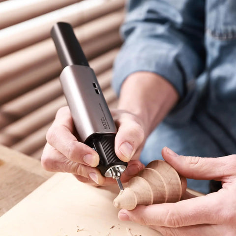 Using Feather-Light Wireless On The Go Ultrasonic Cutter With 40kHz Vibration And 40W Auto Power for woodworking project.
