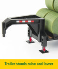 1:32 Scale Farm Toy Set trailer stands raise and lower for realistic farm play