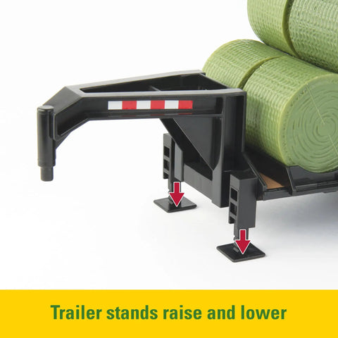 1:32 Scale Farm Toy Set trailer stands raise and lower for realistic farm play