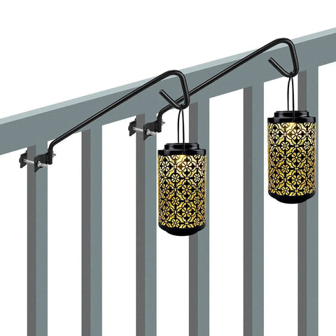 Two Pack 11 Inch Deck Hook Rail Hanging Mounting Kit Heavy Duty Rust Resistant Bird Feeder Hook Decorative Hanger For Bird Feeders Planters Suet Baskets Lanterns On Balcony Porch Railing Fence