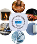 Three Pack Carbon Monoxide Detectors With Digital Display Battery Operated CO Alarm Monitor For Home Kitchen Office Restaurant And Hotel Safety Featuring ME2 High Precision Sensor For Quick Reliable Alerts with cooker and other appliances