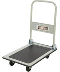 Beefy Folding Platform Truck With 330 Lb Capacity, 29 In Long By 19 In Wide Platform, 4 In Casters, powder coat, non slip surface