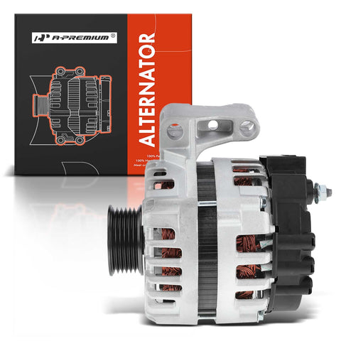 Drop In 12V 150A Alternator Replacement With 6 Groove Pulley For Buick LaCrosse 2010 To 2016 Cadillac SRX 2010 To 2012