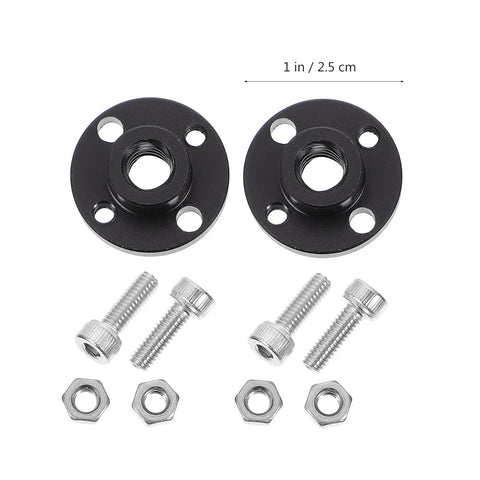 2 Pack T8 Lead Screw POM Nut For 3D Printers And Machine Tool Rails, Pro Grade POM Plastic Nut With Easy Install, Low Maintenance, Durable Smooth Travel For Stepper Motors And Linear Motion Systems, 1 in / 2.5 cm size