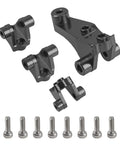Dope Aluminum Alloy Axle Mount Set Suspension Links Stand For TRX-4 TRX-6 1/10 RC Crawler Upgrade Parts Part No 8227, black finish