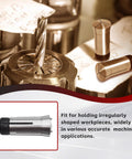 Rugged Shop Favorite 5C Emergency Tool Steel Collet 1/16 Inch for Lathe and CNC Machine Fixtures with drill bit.