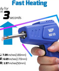 Plastic Welder Kit Pro Grade For Auto Body Repairs 110V With Ergonomic Grip And Led Lights, tool detail