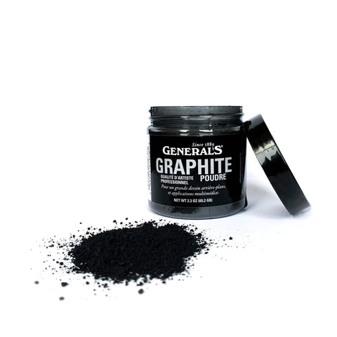 Powdered Graphite Drawing Powder 2.3 Oz For Sketching And Shading Pro Grade Graphite Powder For Depth, Gradients, Tonal Value And Mixed Media