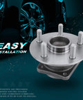 Rear Wheel Hub And Bearing Assembly 512218 Compatible With Pontiac Vibe Toyota Celica Corolla Matrix 2000 2009 5 Lug