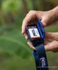 Core Rechargeable Battery For Hybrid Headlamps 1250 mAh Li Ion With USB Micro USB Port visible in headlamp slot