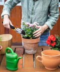 Go To Garden Spade Shovel With Aluminum Alloy Build And Soft Rubber Non Slip Ergonomic Handle in use for planting