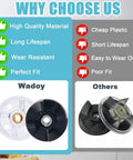 Comparison of 4 Pack MB1001 Blender Gear Replacement Set with other brands highlighting quality, lifespan, and fit.