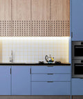 Modern kitchen with 10 Pack Finger Edge Pulls For Cabinets Matte Black Grab Friendly Concealed Drawer Handles shown on cabinets.