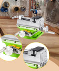 Heavy Duty Cross Slide Drill Press Vise For Benchtop Milling Machine Precision Xy Table Clamp With Adjustable Slides robust metal alloy construction.