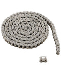 Heavy Duty 60 SS Roller Chain Kit 10 Feet Long With Connector Links For Lumber Mills Cement Plants And Mining Machinery That Runs Smooth coiled