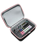 Open view of Hard Carrying Case For MC-101 And TR-6S Compact Music Production Station, Black Case Only, showing interior padding