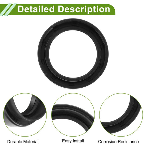 Toyota Drive Axle Shaft Oil Seal Differential Carrier Seal Premium Durable Replacement DIY Friendly for Avalon 3.5L V6 and Camry 2.5L L4 2010 2017 Electric or Gas 2015 2017 3.0L V6 2006 3.3L V6 2006 3.5L V6 2007 2017 black rubber oil seal