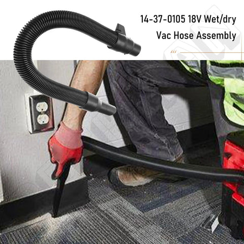 Beef Up Your 18V Packout Wet Dry Vacuum With This Hose Replacement For 2.5 Gallon Setup Fits 0880-20 0970-20 0780-20 Internal