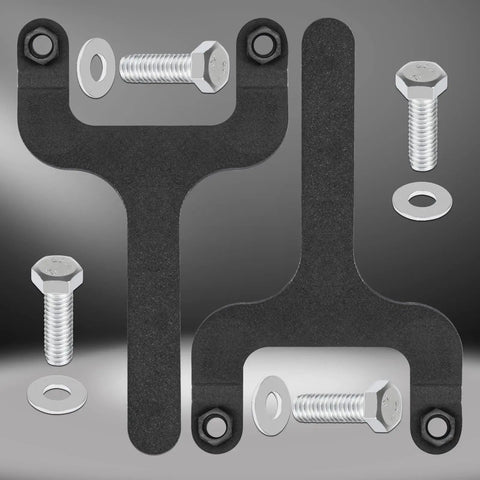 Heavy Duty Rear Bar Pin Flag Nut Kit To Swap Out Busted Shock Mounts On Your Ride Fits 1984 To 2001 Jeep Cherokee XJ with bolts and washers.