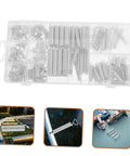 Stainless Steel Spring Assortment Kit 200 Pcs For Home Repairs And DIY Projects Featuring Versatile Compression Extension Springs for storage box