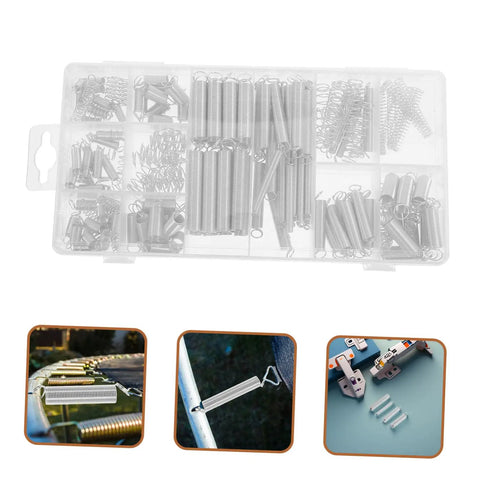 Stainless Steel Spring Assortment Kit 200 Pcs For Home Repairs And DIY Projects Featuring Versatile Compression Extension Springs for storage box