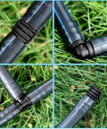 Drip Irrigation Fittings Kit For Half Inch Tubing Includes 30 Tees 30 Couplings 20 Elbows 10 End Closures 10 End Cap Plugs Barbed Connectors