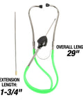 Engine Noise Diagnostic Stethoscope For Cars And Trucks, Universal Fit Auto Tool For Mechanics, shown with 29" length