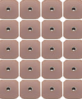 SEAN42 Square Milling Inserts Set For Indexable Face Mills End Mills And Slot Cutters TiSi Coated, arranged flat, 20 pieces visible