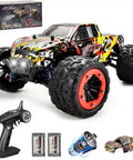 High Speed 1 18th Scale 4x4 Waterproof Off Road RC Car With 2 4GHz Remote All Terrain Monster Truck Dual Batteries