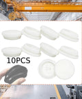 Heavy Duty Thickened Silicone Round Hole Plugs Set For Automotive Wiring And Plumbing 10 Pack white plugs with groove design