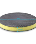 6 Inch Fine Grade Clay Pad For DA Polisher, Clay Bar Pad Wipe Foam Pad For Car Detailing with Velcro Backing