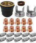 IPT40 Tip Electrode Kit 24 Piece For Plasma Cutters Compatible With YESWELDER CUT 55DS And Pro CUT 65DS accessories
