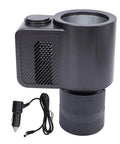 12 Volt Car Cup Holder With Digital LCD Screen, Smart Dual Temp Beverage Chiller And Warmer, universal mug stand with power plug.