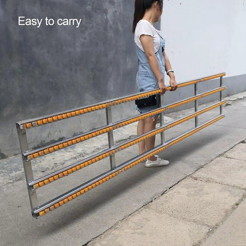 Light Duty Conveyor With ABS Roller System For Unpowered Spliced Truck Trailer Use In Warehouses Bucket Line Unloader 100 cm length