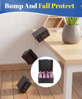 16 Slot 30ml Vial Case For Bac Water And Peptide Reconstitution falling, showing shockproof design on wooden floor