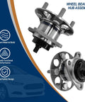 Rear Wheel Bearing And Hub Assembly Pair For Toyota Prius 2010 2015 With 5 Lug And ABS Excludes Prius C And Prius V Fits 2012 2015