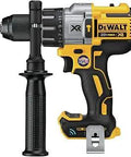 Beast Mode 20V Max XR Hammer Drill With Tool Connect Bluetooth For Real Time Tracking 3 Speed Heavy Duty Cordless Drill Built For Concrete And Wood Smart App Inventory Manager Compatibility, side view with grip and branding