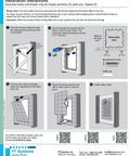 Installation instructions for Hella Durable 8X8 Removable Wall Access Panel Tile Ready Flush Mount Drywall Inlay Hidden Utility Cover.