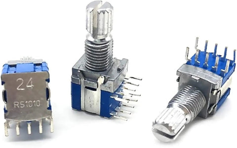 5 Pack RS1010 Rotary Switch Kit with Band Switch Gear Change, showing 1 Pole 5 Position, 2 Pole 4 Position, 3 Position options