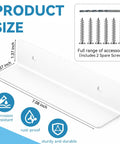 Hella Tough Garage Door Mouse Guard Kit Rustproof Pest Block Seal with screws, 7.08 x 1.37 inches, durable for pest sealing.