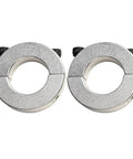 Ultra 25mm Double Split Shaft Collar Clamp Kit Built Rock Solid With Premium Aluminum Alloy Featuring M6 Screws For Accurate Shaft Positioning Reliable Spacers For Gears And Pulleys Hold Tight Without Slippage Heavy Industrial Use Always, twin clamps
