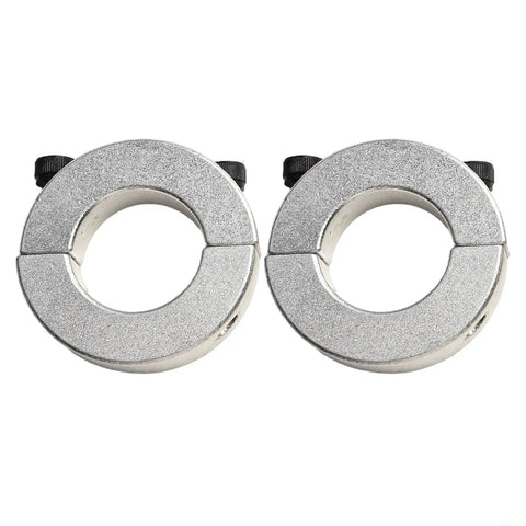 Ultra 25mm Double Split Shaft Collar Clamp Kit Built Rock Solid With Premium Aluminum Alloy Featuring M6 Screws For Accurate Shaft Positioning Reliable Spacers For Gears And Pulleys Hold Tight Without Slippage Heavy Industrial Use Always, twin clamps