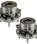 Left And Right Wheel Bearing And Hub Assembly Set For Ford Explorer 2011 2012 2013 2019 Police Package And Police Interceptor Utility, Two Piece Kit With Durable Steel Bearings, OEM Style Fit, Ready To Install
