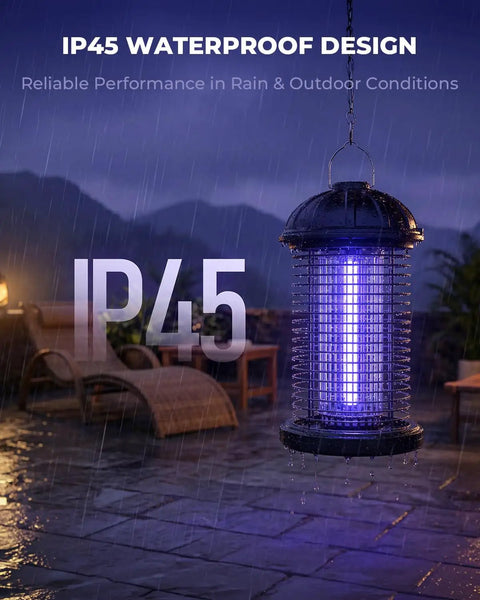 Outdoor Electric Bug Zapper Mosquito Killer Lamp For Indoor And Outdoor Use Hanging Waterproof Insect Zapper Fly Trap For Patio