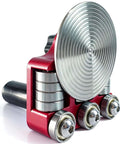 One Station Metal Disc Bender For Standing Seam Roofing And Sheet Metal Bending, Heavy Duty Floor Unit, close-up view
