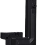 Right Side Rip Fence Holder Base Replacement Part For C10RJSM Saw Lightweight Durable Easy Install Genuine Quality Ideal For Quick Fence Alignments And Secure Cuts, black plastic component, side angle view.