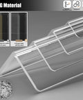 Clear Plastic Corner Guard Strip Self Adhesive Peel And Stick Wall Protector Tough Petg Edge Trim For Sharp Corners shown with durability comparison.