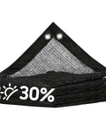 30 Percent Shade Cloth For Greenhouses And Gardens 8 Foot By 12 Foot Heavy Duty HDPE Tarp With Grommets, folded view